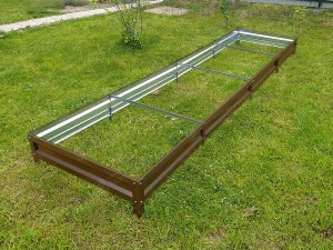 Грядка «Усиленная» с полимерным покрытием (высота 15 см)