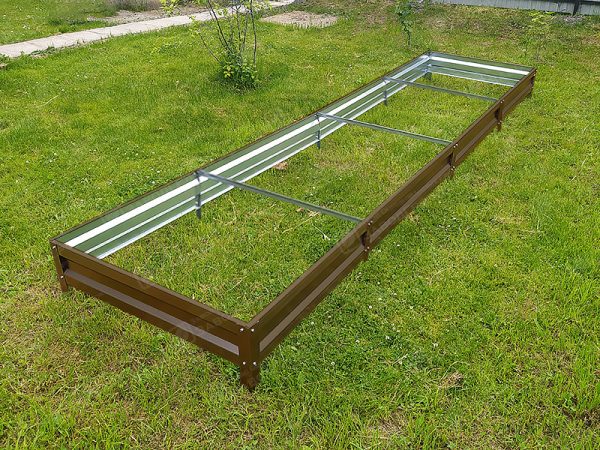 20-8017-1 Грядка «Усиленная» с полимерным покрытием (высота 15 см) — изображение 1